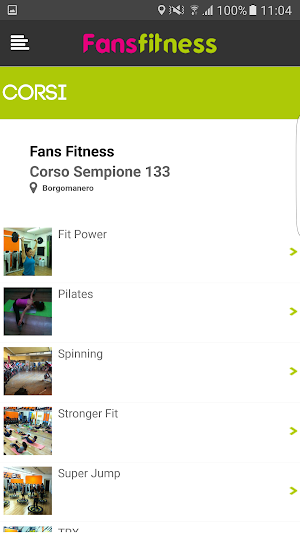 Fans Fitness Palestra Screenshot 2