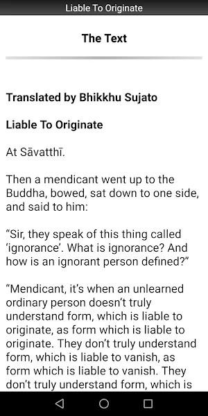 Liable To Originate - Buddhism Screenshot 1