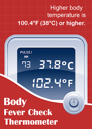Body Fever Check Thermometer Screenshot 1