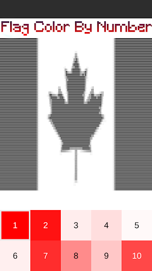 Paint Number:Flag Color Number-World Flag Coloring Screenshot 1