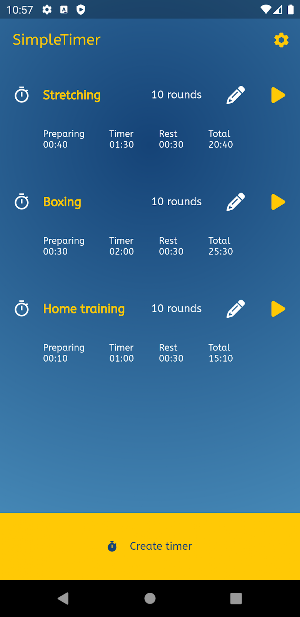 SimpleTimer Screenshot 0