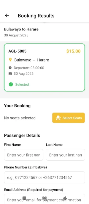 Galaxy Coaches Screenshot 3