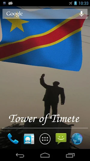 DR Congo Flag Live Wallpaper Screenshot 3