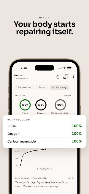 Quit Smoking - SmokeFree44 Screenshot 2
