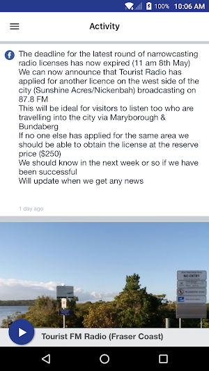 Tourist FM Radio Fraser Coast Screenshot 1