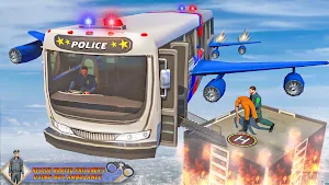 US Police Flying Prison Bus Criminal Transport Screenshot 3