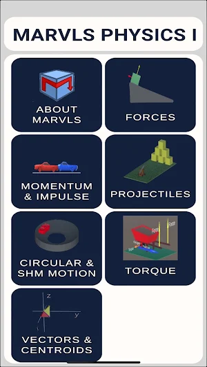 MARVLS AR Physics 1 Mechanics Screenshot 0