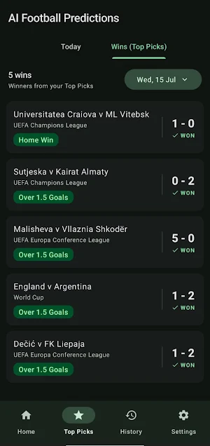 AI Football Predictions & Tips Screenshot 3