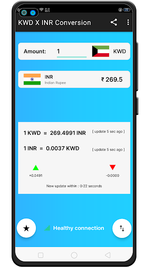 Kuwaiti Dinar x Indian Rupees Screenshot 1