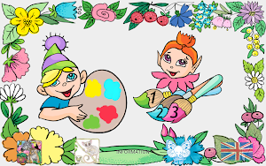 Coloring gnomes and elves Screenshot 0