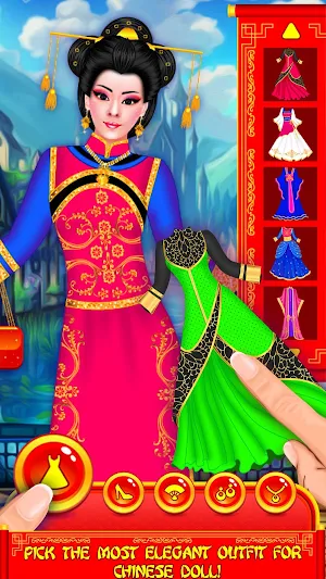 Chinese Doll - Fashion Salon Dress up & Makeover Screenshot 1