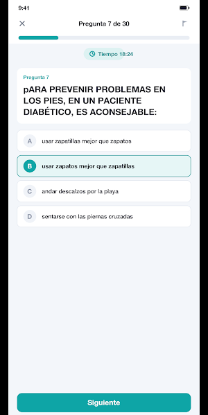 TCAE Test Auxiliar Enfermería Screenshot 2