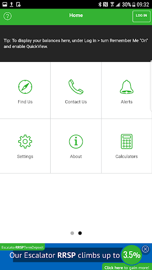 North Peace Savings Screenshot 1