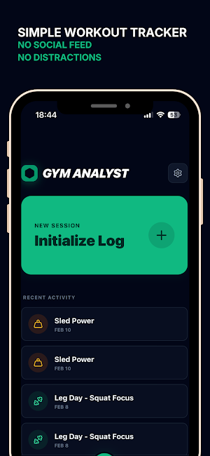 Gym Analyst: Hybrid Logger Screenshot 0