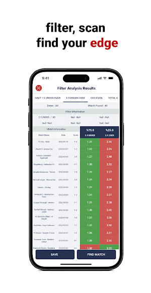 Odds Analysis Classic Screenshot 2
