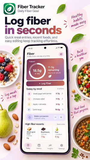 Fiber Tracker: Daily Goal Screenshot 1