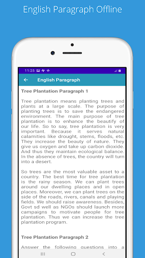 English Paragraph Offline Screenshot 2