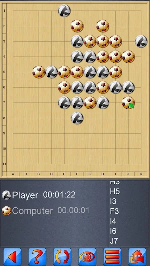 Gomoku V+, solo and multiplayer 5 in a row Screenshot 2