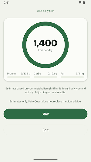 Kalo.Quest: AI Calorie Counter Screenshot 3