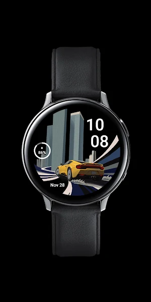 Race car Watch Face Screenshot 0