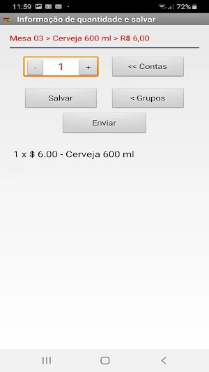 Order Bar Client Screenshot 2