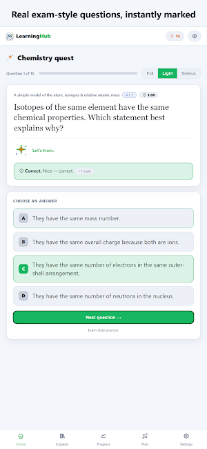 Learning Hub: GCSE & A-level Screenshot 2