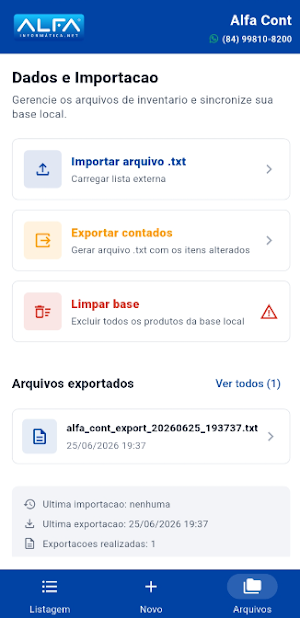 Alfa Cont Screenshot 2