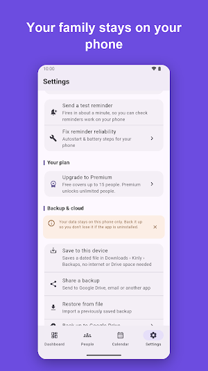 Lifelines: Birthday Reminders Screenshot 3
