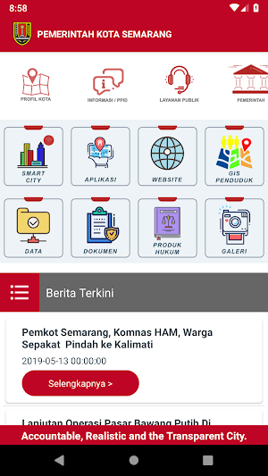 JIS (Jendela Informasi Semaran Screenshot 1