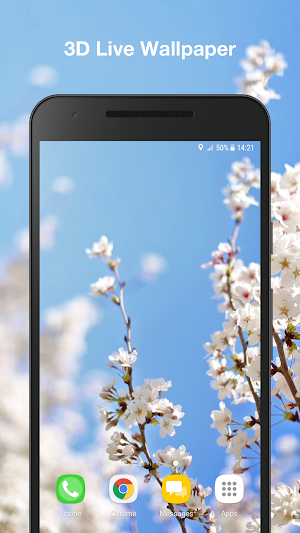 Cherry Blossom Live Wallpaper Screenshot 0