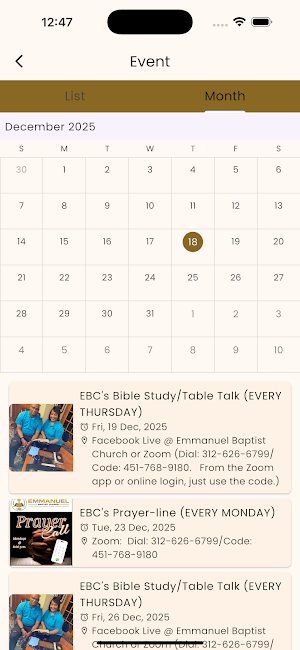 Emmanuel Baptist Church LA Screenshot 2