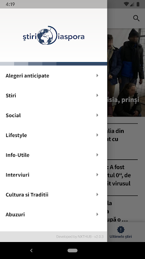 StiriDiaspora Screenshot 0