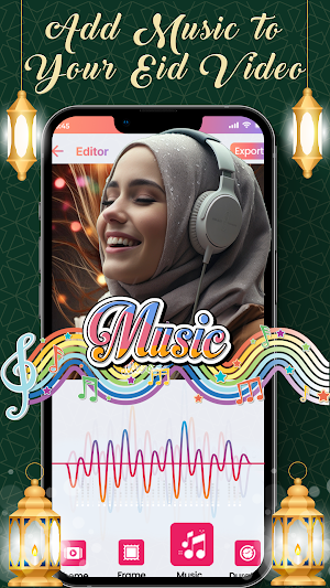 Eid Mubarak Video Maker Screenshot 1
