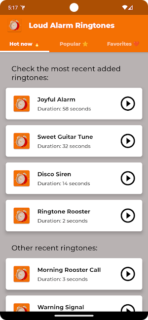 Loud Alarm Ringtones Screenshot 0