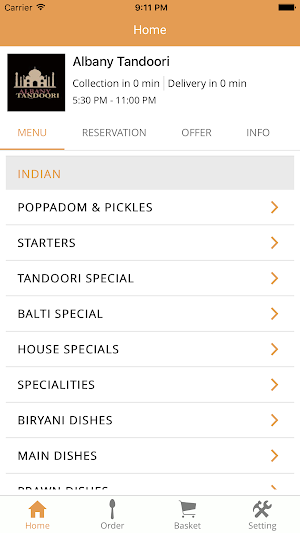 Albany Tandoori Screenshot 1