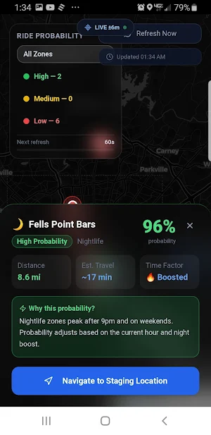 PinPoint: Driver Zone Finder Screenshot 3