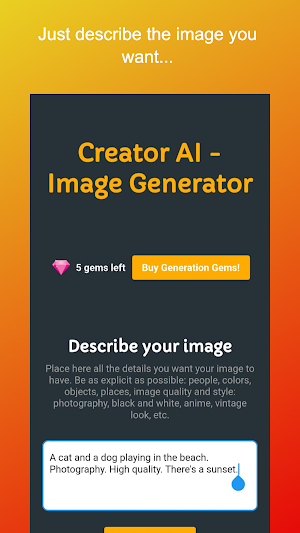 Creator AI - Image Generator Screenshot 0