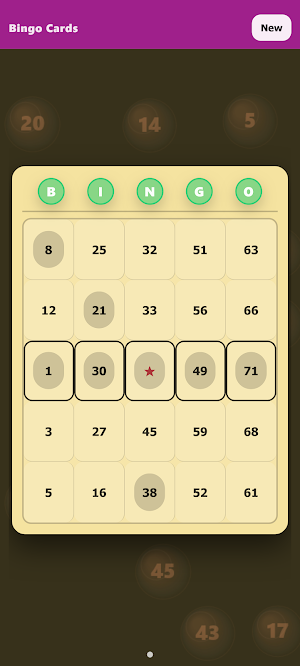 Bingo Cards Screenshot 1