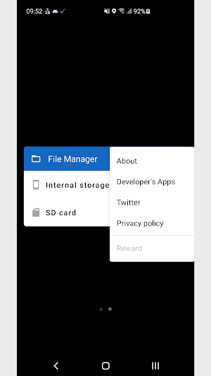 File Manager (Link to default) Screenshot 1