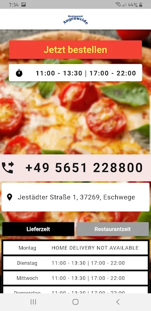 Restaurant Augenweide Screenshot 1