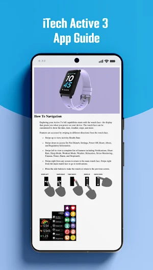 iTech Active 3 App Guide Screenshot 1