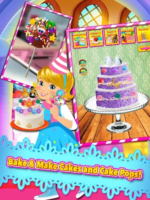 Cake Maker & Cake Pops - Dessert Fun Cooking Game Screenshot 1