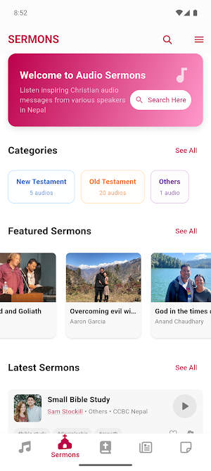 Nepali Christian Sermons Screenshot 0