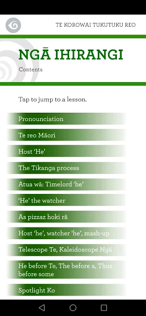 Te Korowai Tukutuku Reo Screenshot 1