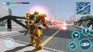 Robot Car Transformation Game Screenshot 1