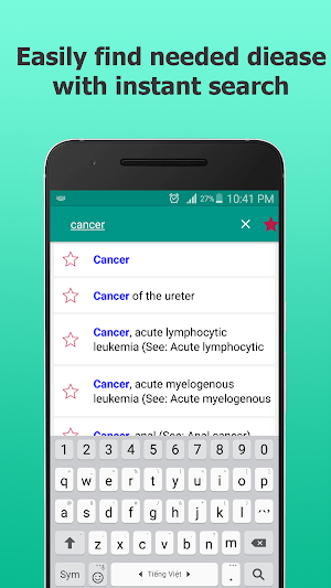 Disorder & Diseases Dictionary Offline Screenshot 1
