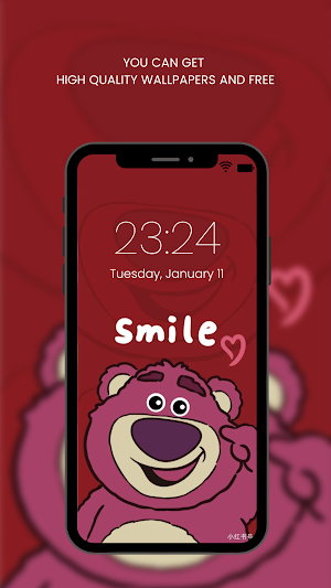 Cute Lotso Bear Wallpaper HD Screenshot 2