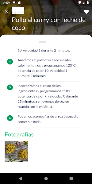 RobotCook Recetas de cocina para Mambo/Thermomix Screenshot 3