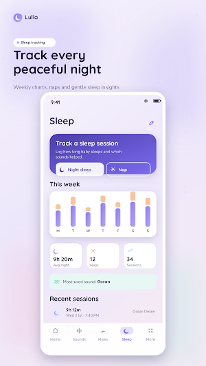 Lulla: Baby Sleep White Noise Screenshot 3