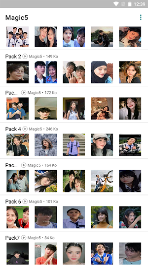 Magic5 stickers HD Screenshot 0